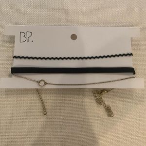 NWT Nordstrom BP set of 3 choker necklaces